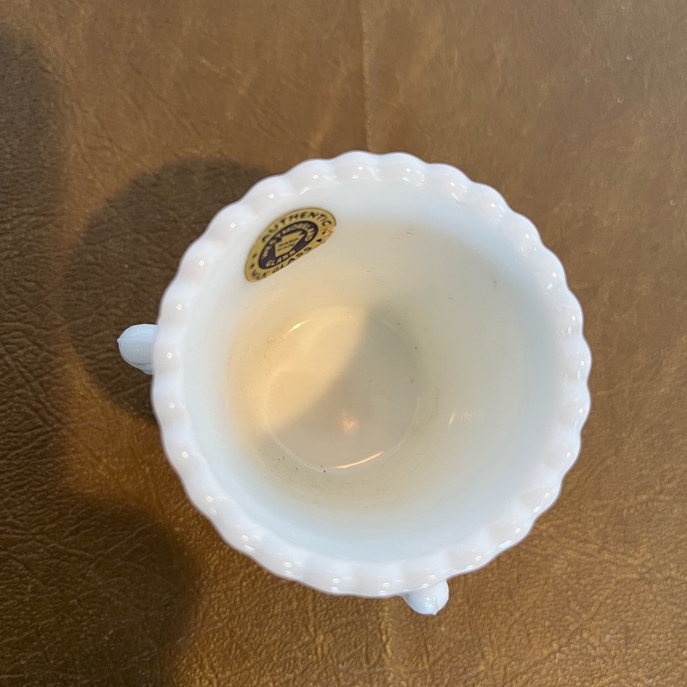 Vintage Westmoreland Milk Glass Swan Toothpick Holder - Picture 5 of 8